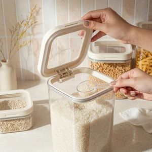 Airtight Food <b>Storage</b> <b>Container</b> Square Plastic 1L-3L Clear <b>Stackable</b> with Airtight Lid for Kitchen Pantry Vietnam Factory - Product Image 3