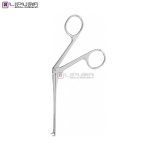 Pinzas para Oídos Anguladas hacia Arriba de 80 mm, con Forma de Cuchara y Diámetro Exterior de 2 mm para Instrumentos Médicos ORL Precisos - Product Image 3