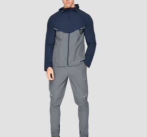Conjunto Deportivo RAPID SPORTS al por Mayor, Chaqueta y Pantalones con Cremallera, Diseño Personalizado para Hombre, 2 en 1, 100% Algodón Felpa - Product Image 1