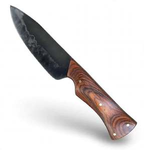 Custom Handcrafted Forged Steel Outdoor Utility <b>Tool</b> with Natural Rosewood Handle - Product Image 2