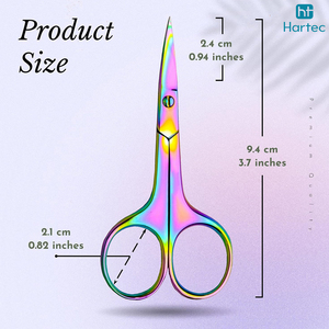 Ciseaux à cuticules professionnels de haute précision à lame fine et pointue, en acier inoxydable, personnalisables, pour salon de manucure - Product Image 2