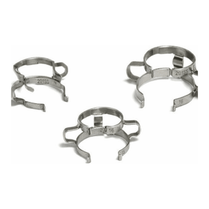 Nickel <b>Spring</b> Steel <b>Clips</b> for Laboratory Apparatus Joint Connections Metric - Product Image 3