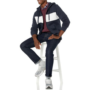 Men Clothes Factory 350gsm Hoodie Custom Heavyweight Cotton <b>Grey</b> Blank Fleece zipper Oversized <b>Plain</b> Solid Men's <b>Hoodies</b> - Product Image 2