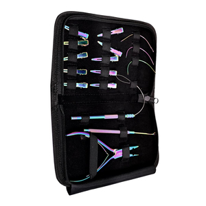 Kit de Herramientas Profesional para Extensiones de Cabello con Diseño Personalizado y Logotipo Personalizado, Color Negro, Juego de Aplicación de Micro Anillos - Product Image 2