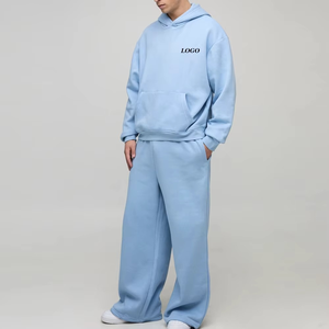 Pantalones Deportivos de Corte Holgado para Hombre, Estilo Urbano, Conjunto Deportivo de Felpa Técnica - Product Image 1