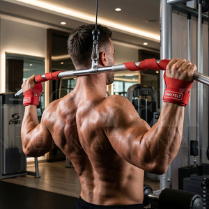 Sangles de musculation premium pour la gym, avec rembourrage personnalisé en néoprène pour les poignets, idéales pour les soulevés de terre et les entraînements de force intensifs - Product Image 4