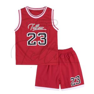 Uniforme de basket-ball pour enfants, vêtements de sport de haute qualité, logo personnalisé imprimé, taille plus, respirant, léger, couleur et taille personnalisées - Product Image 4
