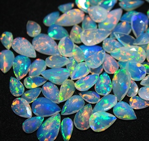 Wholesale Ethiopian Natural Opal Pear Cut Custom Size Gemstone with Color Play/<b>Fire</b> Jewelry Making Loose Gemstones - Product Image 2