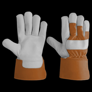 Premium Fluorescent Canadian Rigger Safety Work <b>Gloves</b> Cowhide Grain Industrial Leather Comfortable Working <b>Gloves</b> - Product Image 6