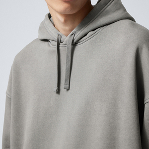 Sudadera con Capucha de Felpa para Hombre, Corte Regular, Color Sólido, Informal, de Algodón Tejido, para Otoño, Venta al Por Mayor - Product Image 1