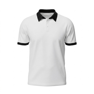 เสื้อยืดผู้ชายแบบถัก 220 กรัม ผ้าโพลีเอสเตอร์ผสมคอตตอน แห้งเร็ว ระบายอากาศดี แขนสั้น สีพื้น เรียบง่าย สปอร์ตแวร์ ขายส่ง ปี 2026 - Product Image 3