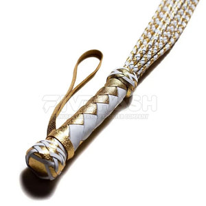 <b>Leather</b> <b>Flogger</b> Handmade <b>Leather</b> Design Flexible Strips Durable Handle <b>Leather</b> <b>Flogger</b> Simple Use - Product Image 3