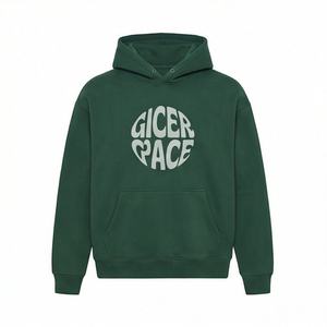 Sudadera con Capucha Extra Grande, Personalizada, Bordada, Teñida, Ecológica, de Algodón, para Hombre y Mujer, Uso Diario, Suave, Color Personalizado - Product Image 1