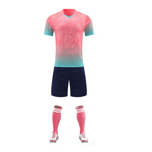 Uniforme de Fútbol Personalizado de Primera Calidad para Hombre Adulto, Manga Corta, Impresión Digital, 100% Poliéster, Transpirable, de Secado Rápido - Product Image 5