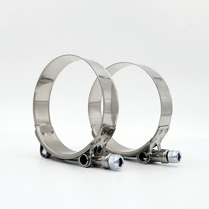 Collier de serrage à boulon en T en acier inoxydable 304ss Clip de serrage à bande super robuste Fixation sécurisée avec boulon en acier galvanisé - Product Image 2