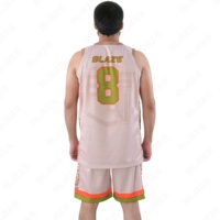 Blaze Fight Wear uniforme de basket-ball uniforme de basket-ball maillot de sublimation numérique uniforme de basket-ball léger maillot de football