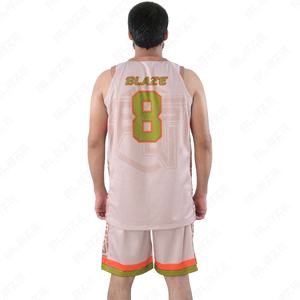 ชุดบาสเก็ตบอลเสื้อบาสเก็ตบอลพิมพ์ลายดิจิทัลน้ำหนักเบาชุดบาสเก็ตบอล - Product Image 3