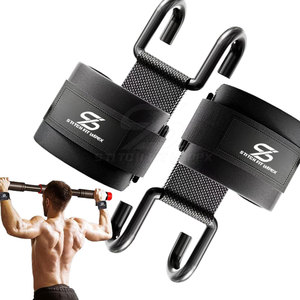 Ganchos Planos para Levantamiento de Pesas en Gimnasio, Ganchos de Soporte para Entrenamiento Físico, Diseño y Color Personalizados - Product Image 6