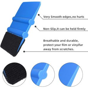Spatola Professionale da 4 Pollici per Pellicole Auto, Strumento Durevole con Bordo in Feltro Nero Anti-Graffio per Applicazione Pellicole Oscuranti e Decalcomanie - Product Image 5