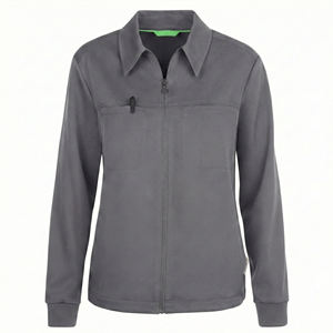 Chaqueta Médica con Cierre y Cuello para Mujer, Uniforme de Enfermería, Chaquetas Médicas Elegantes con Logotipo Personalizado, Precio al por Mayor de Alta Calidad OEM - Product Image 2