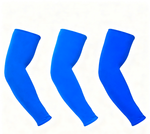 Manchons de compression pour hommes et femmes en Spandex/Polyester, séchage rapide, conçus pour le soutien musculaire et la performance athlétique - Product Image 4