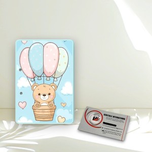 Professional <b>Custom</b> Cute Bear <b>Balloon</b> Diamond Shape Color Eyelash Extension Acrylic Magnetic Lash Tiles Reusable Eco-Friendly - Product Image 6