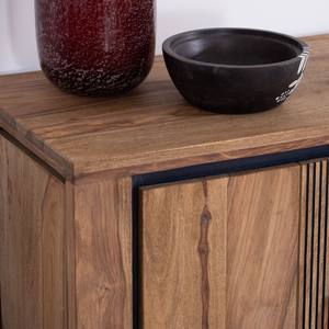 Vandana Autumn Detail <b>sideboard</b> in rosewood and acacia with glass shelves - Product Image 5