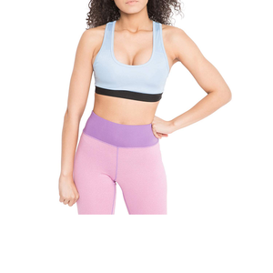 Wholesale Custom Logo Sports <b>Bra</b> Quick Dry 1-Way <b>Stretch</b> Strappy Cross Back Yoga Gym Fitness <b>Bra</b> - Product Image 1