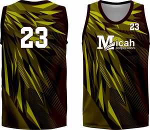 Micah Corporation Custom Printed Mens <b>Polyester</b> Mesh Basketball Jersey <b>Shorts</b> Set Breathable Summer Training Sublimation Logo - Product Image 1