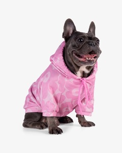 ZARSAH EXPORTS <b>Pink</b> Solid Cotton Warm <b>Dog</b> Hoodie with Red Green Trim Cute Classic Leisure for <b>Dogs</b> All Seasons Wear - Product Image 5