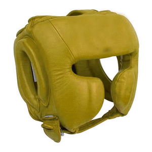 Casque de boxe en cuir pour adultes et enfants, protection de tête pour entraînement de karaté, muay thai, arts martiaux, taekwondo, boxe - Product Image 2