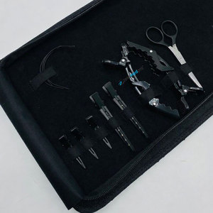 Sustainable Surgical Grade Stainless Steel Professional Micro Ring Hair Extension Pliers <b>Silicon</b> Pad Reusable ZETOMED PRO <b>Tools</b> - Product Image 3