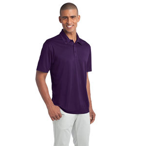 Chemise polo homme unie, manches courtes, style sport décontracté, pour le golf, avec logo et taille personnalisés. - Product Image 3