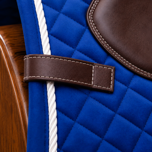 Almohadilla de Silla de Montar Azul Rey para Salto, Manta Ecuestre Acolchada Transpirable con Absorción de Impactos, Set Premium de Equipamiento para Caballos - Product Image 4