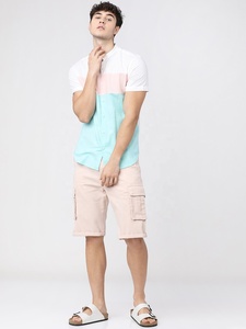 Pantalones cortos Cargo ecológicos para hombre, pantalones cortos informales sostenibles de algodón orgánico con bolsillos hasta la rodilla, pantalones cortos Cargo - Product Image 6