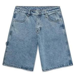 Pantalones Cortos Vaqueros Holgados Personalizados 2026, Jorts Transpirables, Pantalones Cortos Vaqueros para Hombre, Venta al por Mayor con MOQ Bajo - Product Image 1
