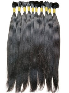 นาจีร์ แฮร์ ฮับ ผมต่ออินเดียนสเตรทแท้ชนิดเรมี่ สีดำธรรมชาติ 8 ชิ้น/ชุด - Product Image 1
