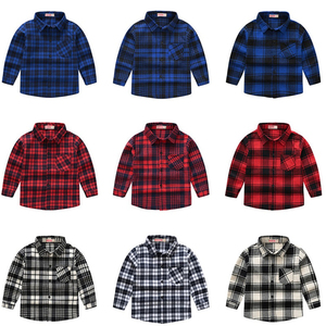 Camisa a Cuadros de Algodón 100% Tejido, Manga Larga, Cuello Redondo, Corte Regular, con Botones, para Hombre, Uniforme Escolar Casual, Personalizable con Logotipo, OEM, ODM, Venta al Por Mayor - Product Image 2
