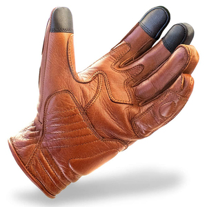 Gants de moto en cuir légers de haute qualité, antidérapants, à doigts entiers, pour la course, coupe-vent, séchage rapide - Product Image 6