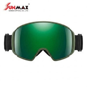 Masque de ski magnétique à lentille cylindrique UV400, prix compétitif, faible MOQ - Product Image 2