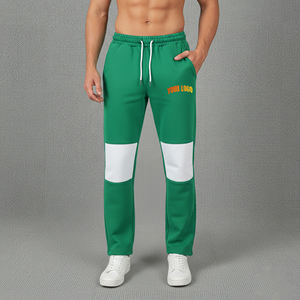 Pantalon de jogging décontracté pour homme, personnalisé, coupe droite basique, taille mi-haute, style délavé, coupe ample - Product Image 3