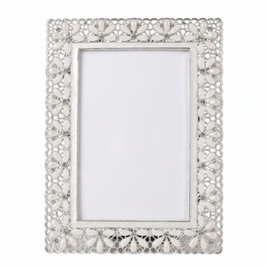 Marco de Fotos Rectangular de Metal Ornamentado, Estilo Vintage, Decorativo, para Mesa - Product Image 3