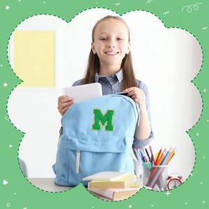 แพทช์ตัวอักษรเชนีลปักโลโก้เหล็ก 3 มิติแบบกำหนดเอง แพทช์ตัวอักษรผ้าทวิลสีสันสดใสแบบติดเองสำหรับหมวก ปี 2026 - Product Image 2