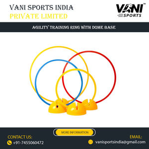 Anneau d'agilité multifonctionnel de qualité supérieure pour enfants avec base en dôme à 4 voies - Product Image 2