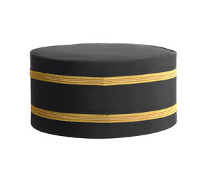 Cross Crown Badge High Quality Knights Templar Black Regalia Crown Cap Gold <b>Bands</b> Embroidered Headwear Knights Templar - Product Image 2