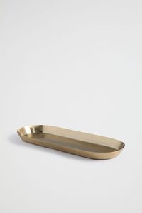 Round Stainless Steel Serving <b>Tray</b> With Handles Elegant Entertaining Heritage Charm - Product Image 5