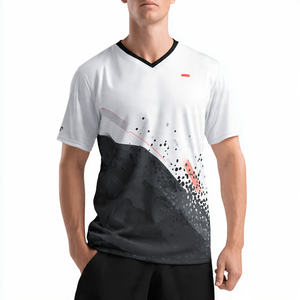 Maillot de tennis pour le sport, uniforme de badminton, vêtements d'entraînement, séchage rapide, 100% polyester, uniformes de tennis et de badminton - Product Image 4