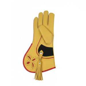 Gants de fauconnerie en cuir personnalisés, prix d'usine OEM ODM, qualité supérieure, confortables, durables, protection des mains, fournisseur - Product Image 4