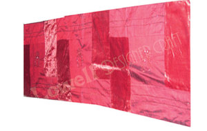 Luxury Dupion Silk & Velvet Embroidered Eco-Friendly <b>Table</b> <b>Cover</b> Handcrafted for <b>Dining</b> Coffee <b>Tables</b> & Living Rooms - Product Image 4