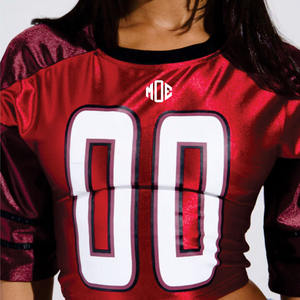 Camiseta de Fútbol Americano Personalizada, Corta, de Poliéster, con Número Personalizado, Transpirable, para Fanáticos, OEM, ODM, Venta al Por Mayor para EE. UU. - Product Image 6